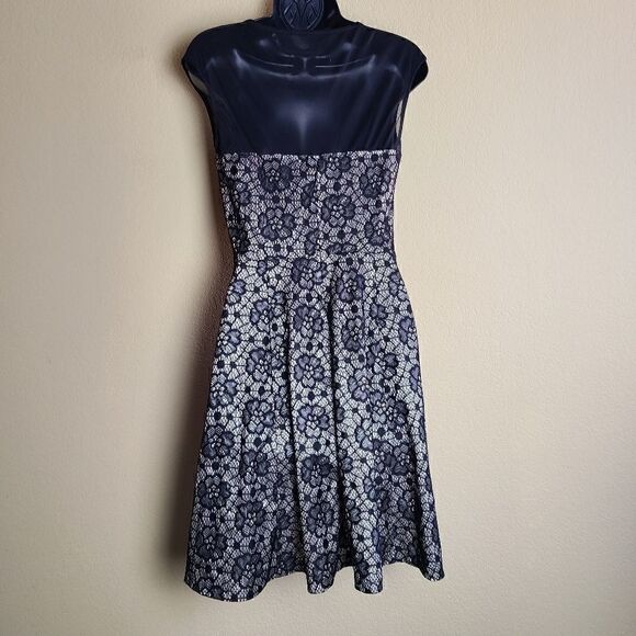 Enfocus Studio Drop Waist Lace Detailed Dress - Picture 5 of 8